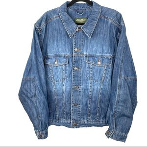 Vintage Eddie Bauer Jean Denim Jacket, XXL